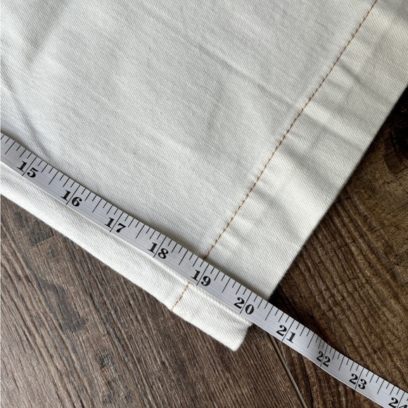 NEW Seven7 Premium Denim Cropped Jeans White Women's Size 16 - Picture 11 of 14